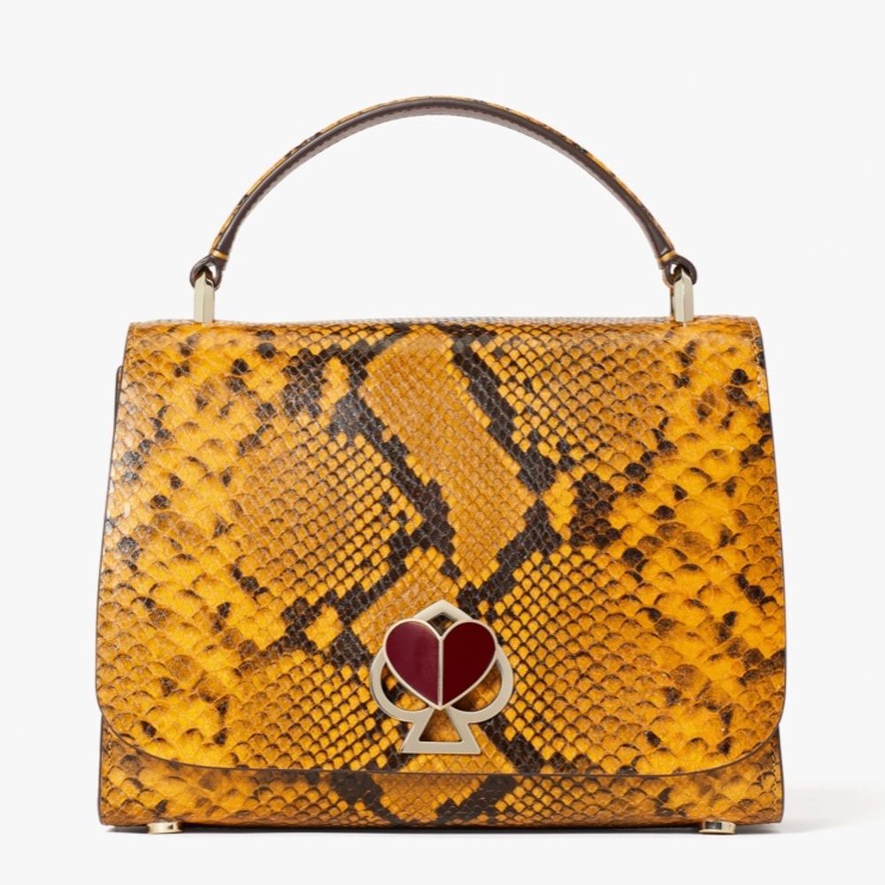 NWT Kate Spade snakeskin Nicola purse
